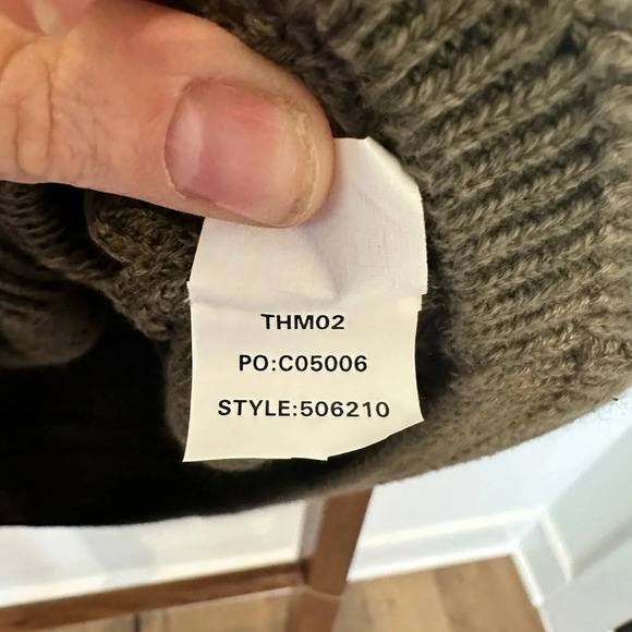 NWT Men's Vintage Chaps Ralph Lauren Hand Framed Herringbone Sweater M - Picture 7 of 8